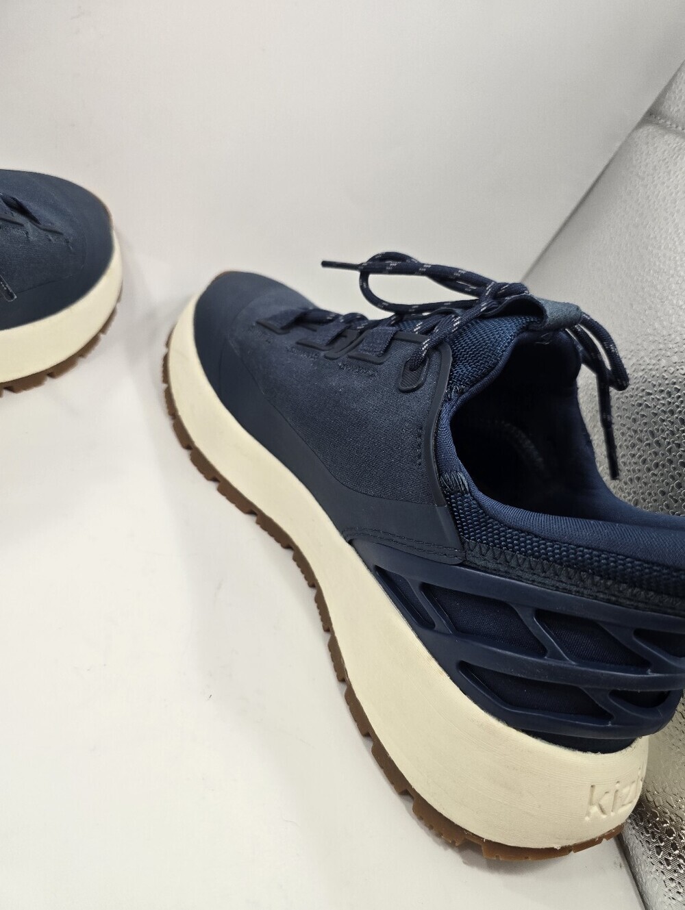 Kiziks Gently Worn Blue Lace Up Walking Comfort Sneakers/shoes Mens 6.5 Ladies 8 - Picture 12 of 16